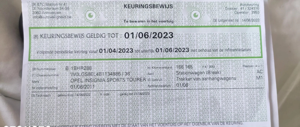 Opel Insignia cena 24900 przebieg: 181850, rok produkcji 2011 z Włocławek małe 436